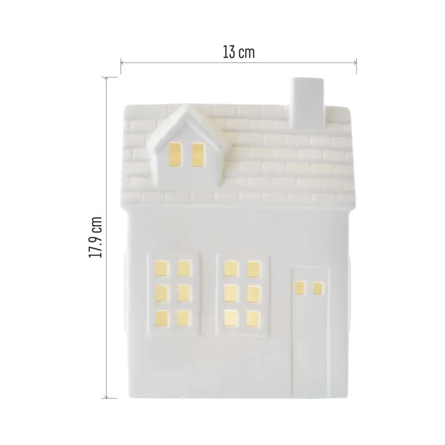 LED Різдвяна декорація LED/CR2032 будиночок