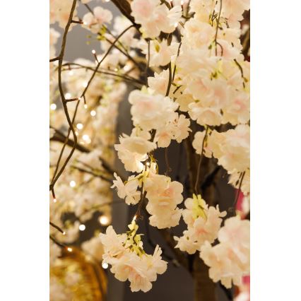 LED Різдвяна декоративна штучна ялинка CHERRY TREE 288xLED/230V 2,5 м вишня