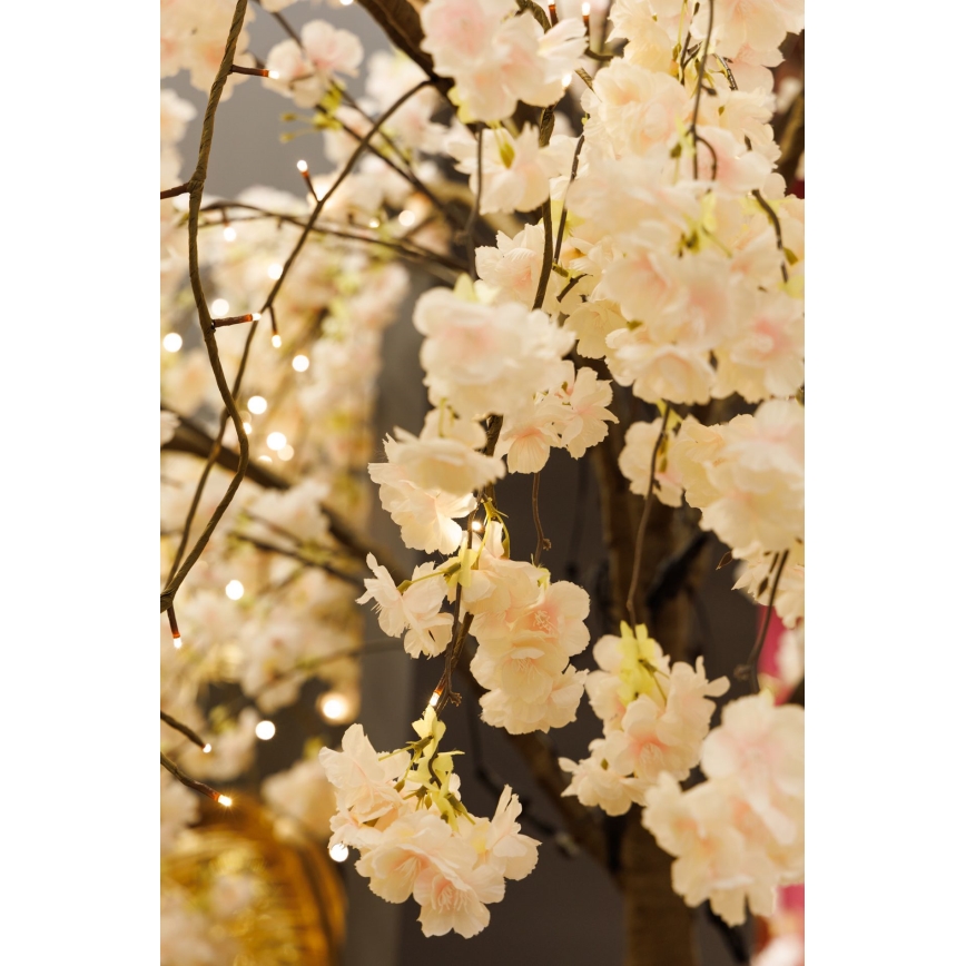 LED Різдвяна декоративна штучна ялинка CHERRY TREE 288xLED/230V 2,5 м вишня