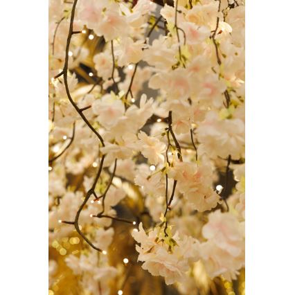 LED Різдвяна декоративна штучна ялинка CHERRY TREE 288xLED/230V 2,5 м вишня