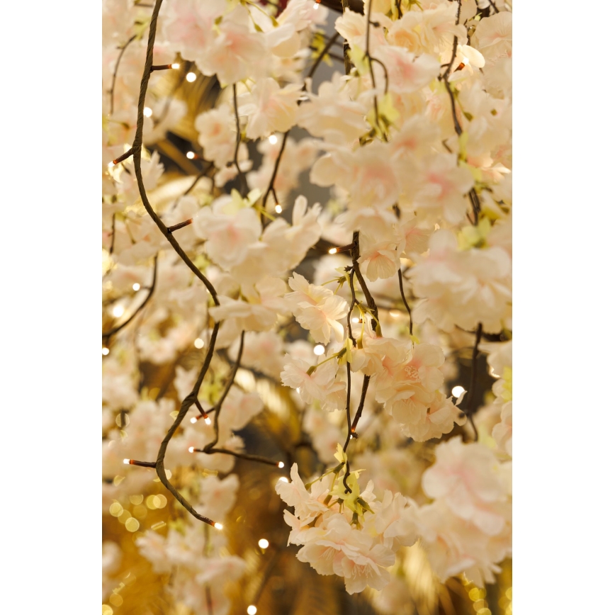 LED Різдвяна декоративна штучна ялинка CHERRY TREE 288xLED/230V 2,5 м вишня