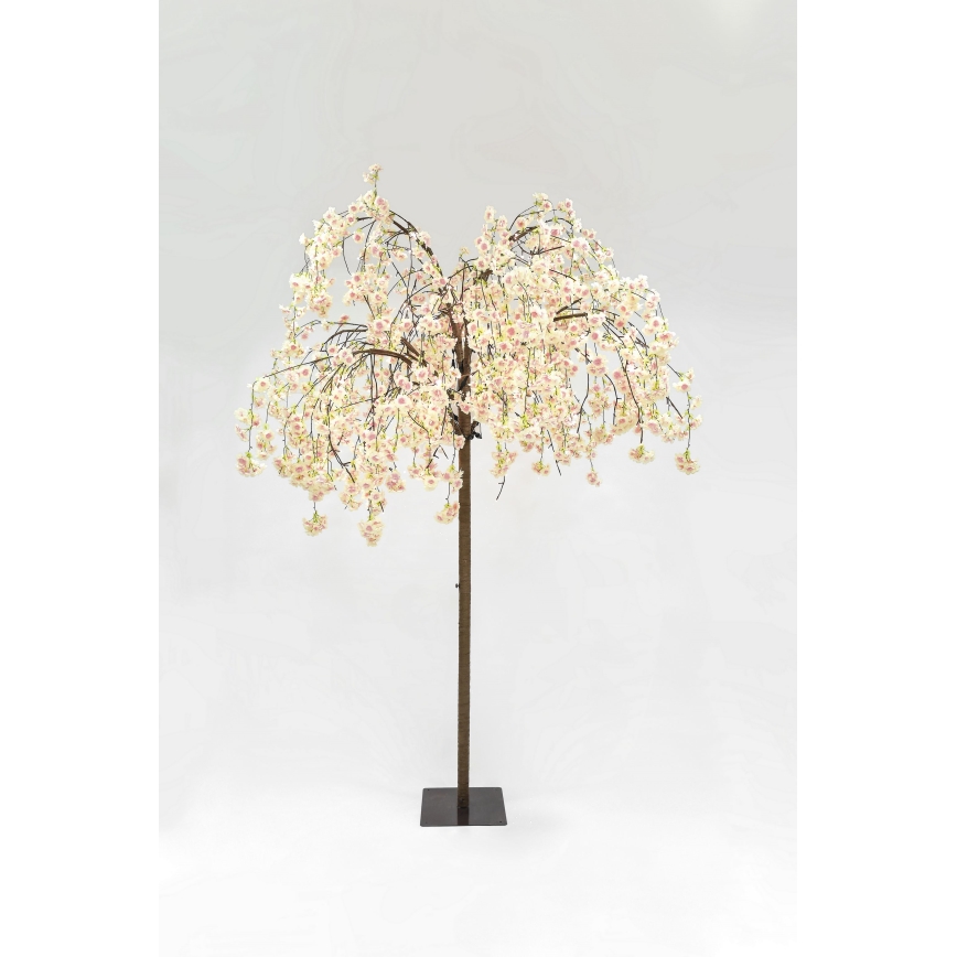 LED Різдвяна декоративна штучна ялинка CHERRY TREE 288xLED/230V 2,5 м вишня