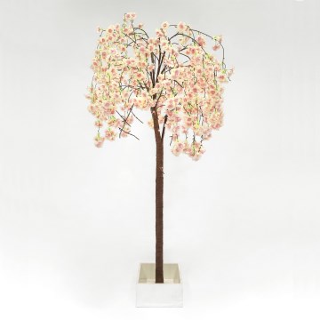 LED Різдвяна декоративна штучна ялинка CHERRY TREE 84xLED/230V 1,7 м вишня