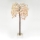 LED Різдвяна декоративна штучна ялинка CHERRY TREE 84xLED/230V 1,7 м вишня