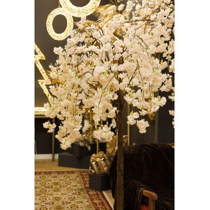 LED Різдвяна декоративна штучна ялинка CHERRY TREE 84xLED/230V 1,7 м вишня