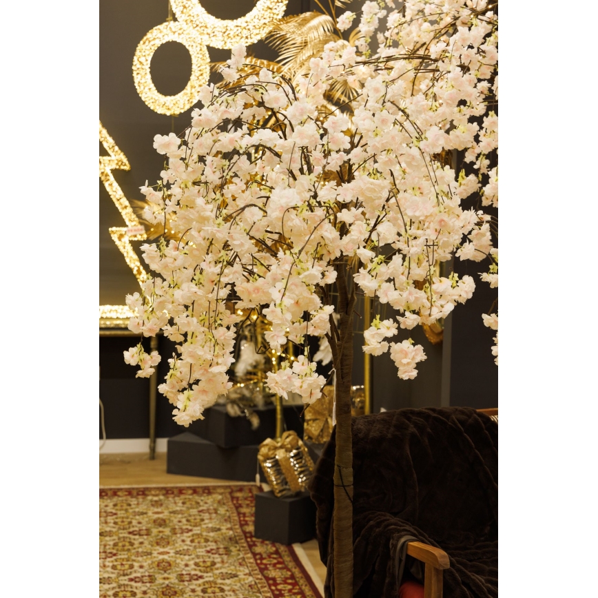 LED Різдвяна декоративна штучна ялинка CHERRY TREE 84xLED/230V 1,7 м вишня