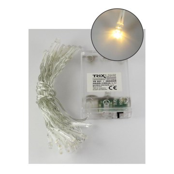 LED Різдвяна гірлянда 20xLED/2 функції 2,4m теплий білий