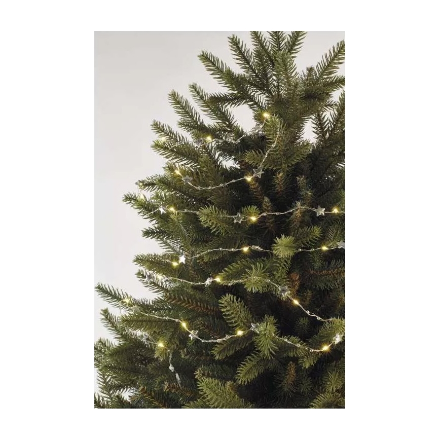 LED Різдвяна гірлянда 20xLED/2xAA 2,2 м тепла біла