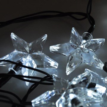 LED різдвяна гірлянда 20xLED 6m холодне біле світло