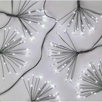 LED різдвяна гірлянда 450xLED 8+3 m холодно-біла