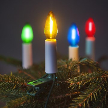 LED Різдвяна гірлянда FELICIA FILAMENT 16×LED 13,5 м мультиколірна, Виготовлено в Чехії