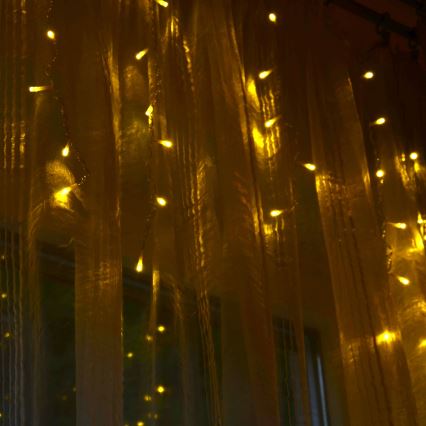 LED Різдвяна гірлянда-штора ESTELLA 47xLED/8 функцій 3,5 м теплий білий