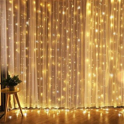 LED Різдвяна гірлянда-штора LED/3xAA
