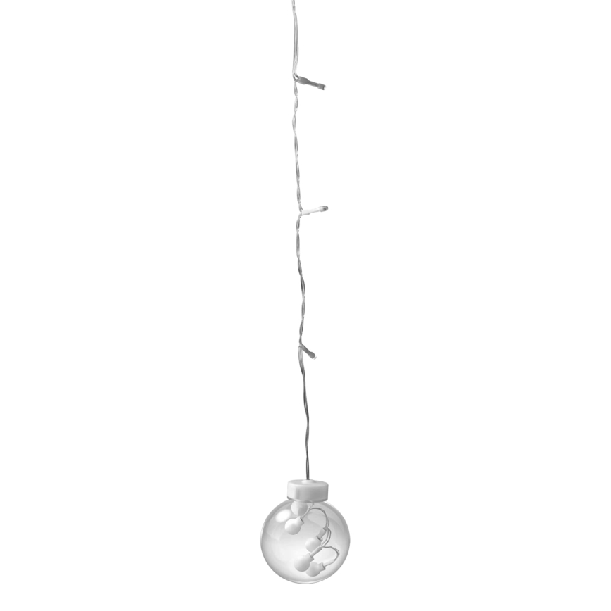 LED Різдвяна гірлянда-штора WISH BALLS 108xLED/8 функцій 4,5 м теплий білий