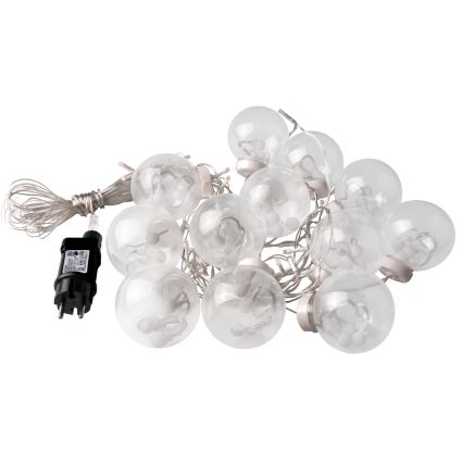 LED Різдвяна гірлянда-штора WISH BALLS 108xLED/8 функцій 4,5 м теплий білий