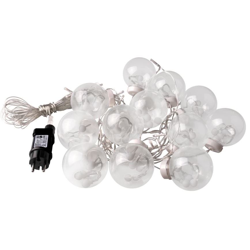 LED Різдвяна гірлянда-штора WISH BALLS 108xLED/8 функцій 4,5 м теплий білий