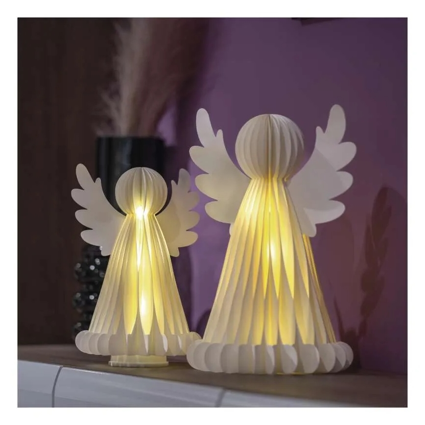 LED-різдвяна прикраса 20xLED/6xAA ангели