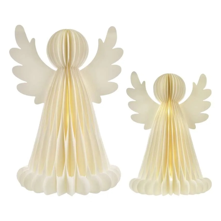 LED-різдвяна прикраса 20xLED/6xAA ангели