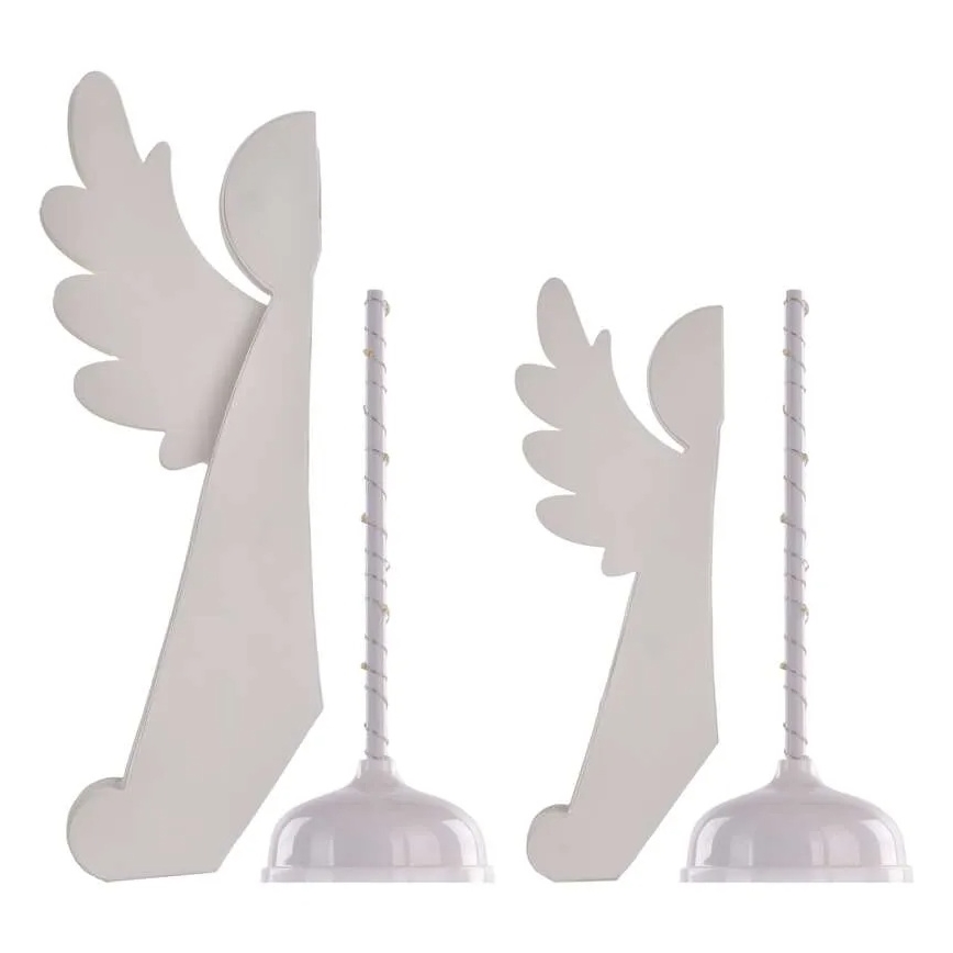 LED-різдвяна прикраса 20xLED/6xAA ангели