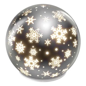 LED-різдвяна прикраса LED/0,3 Вт/3×AA, кулька діаметром 12 см
