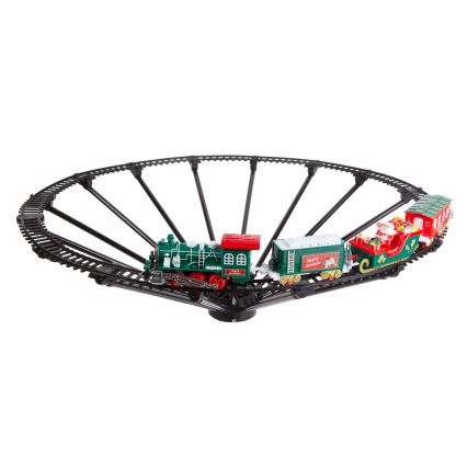 LED Різдвяна прикраса LED/2xAA pr. 80 cm потяг на ялинку