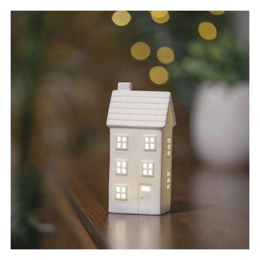 LED Різдвяна прикраса LED/CR2032 будиночок