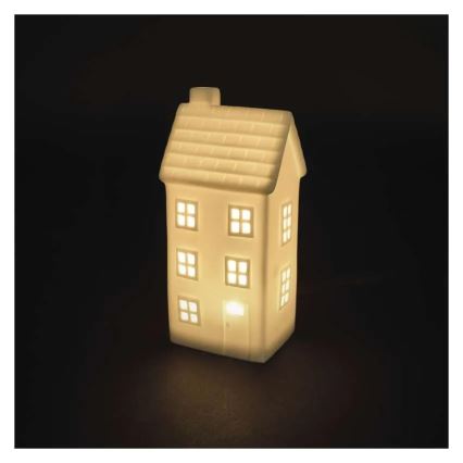 LED Різдвяна прикраса LED/CR2032 будиночок
