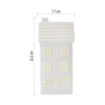 LED Різдвяна прикраса LED/CR2032 будиночок