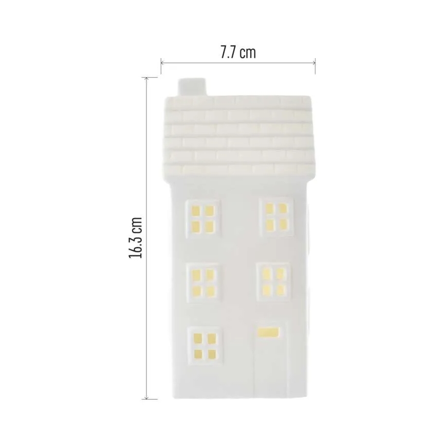 LED Різдвяна прикраса LED/CR2032 будиночок