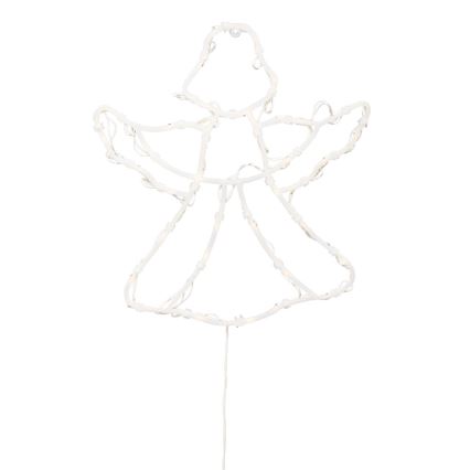 LED Різдвяна прикраса на вікно 35xLED/230V IP44 ангел тепле біле