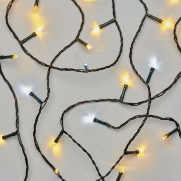 LED різдвяна зовнішня гірлянда 80xLED/13m IP44 тепле/холодне біле
