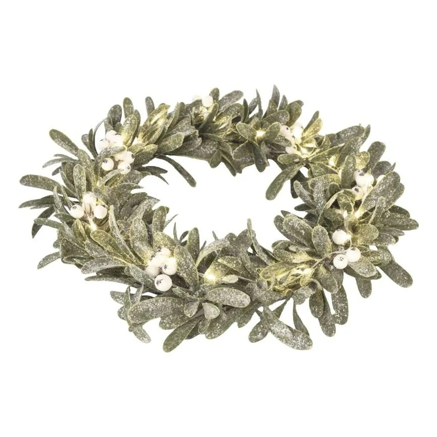 LED Різдвяний вінок 25xLED/3xAA діаметр 35 см