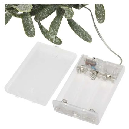 LED Різдвяний вінок 25xLED/3xAA діаметр 35 см