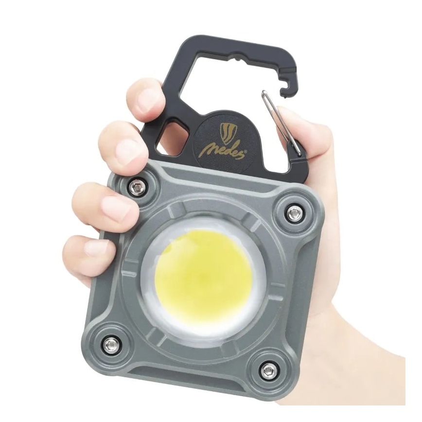 LED Робочий акумуляторний світильник з регулюванням яскравості LED/15W/5V IPX4 1000 lm 2000 mAh