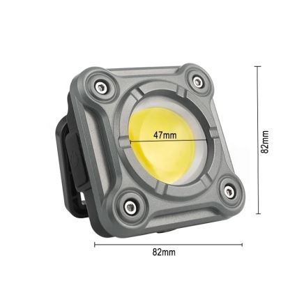 LED Робочий акумуляторний світильник з регулюванням яскравості LED/15W/5V IPX4 1000 lm 2000 mAh