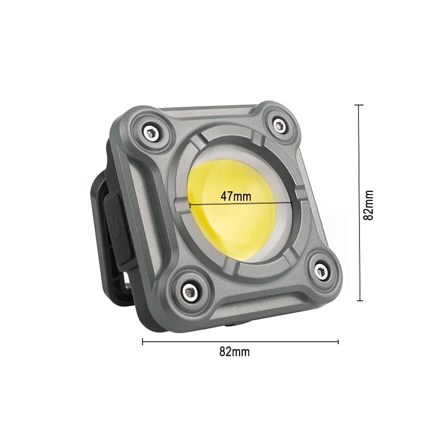 LED Робочий акумуляторний світильник з регулюванням яскравості LED/15W/5V IPX4 1000 lm 2000 mAh