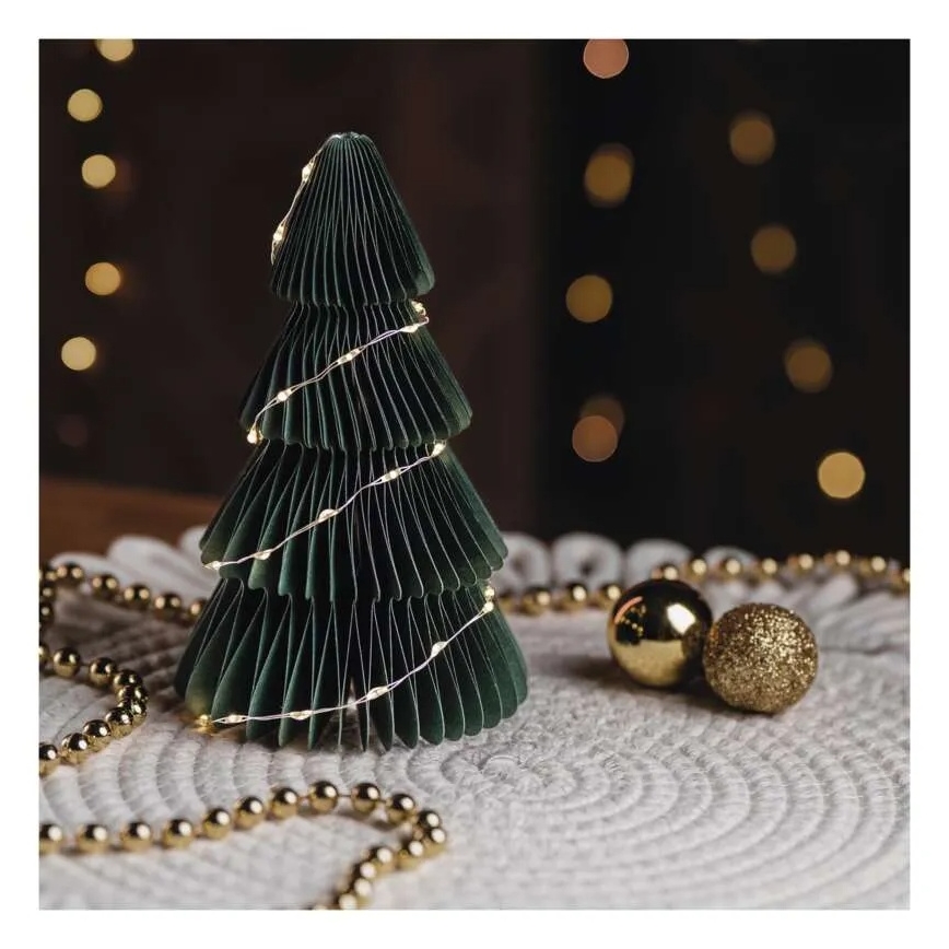 LED рождественское украшение 35xLED/2xAA ёлочка