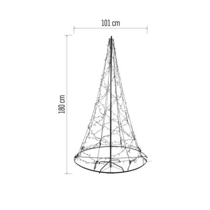 LED Рождественское украшение 480 светодиодов/230 В IP44 180 см