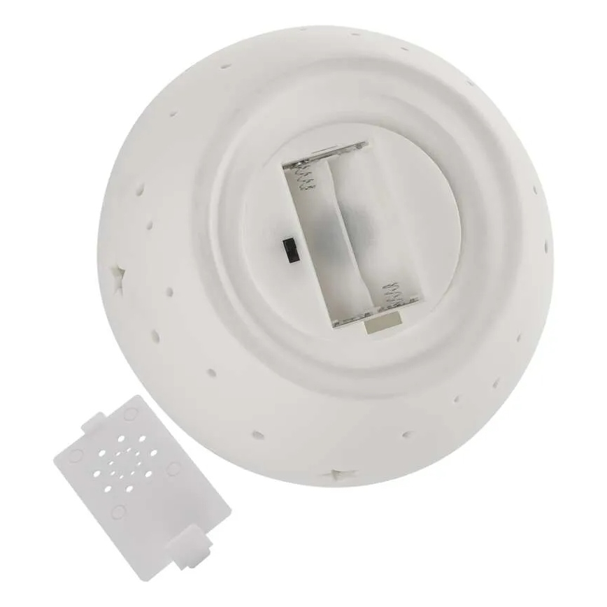 LED Рождественское украшение LED/0,4W/2xAA керамический ангел
