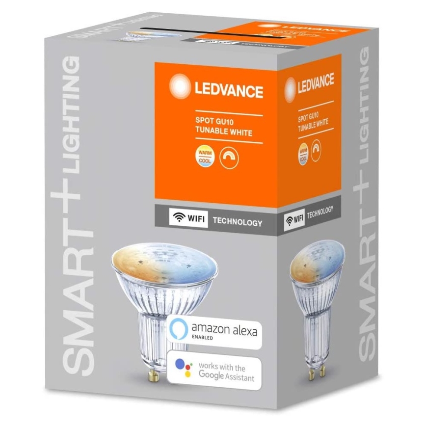 LED Розумна лампочка з регулюванням яскравості SMART+ GU10/5W/230V 2700K-6500K Wi-Fi - Ledvance