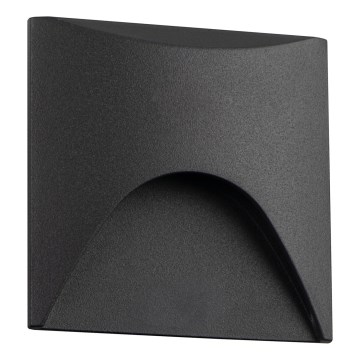 LED сходовий світильник EXIN LED/2,5W/230V 4000K IP65 антрацит квадратний