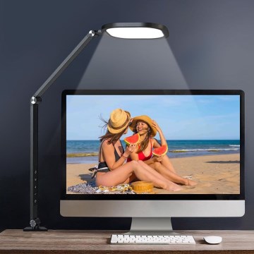 LED Сенсорна гнучка настільна лампа з регулюванням яскравості POINTIQ LED/15W/230V 3000-6500K CRI 96 чорний