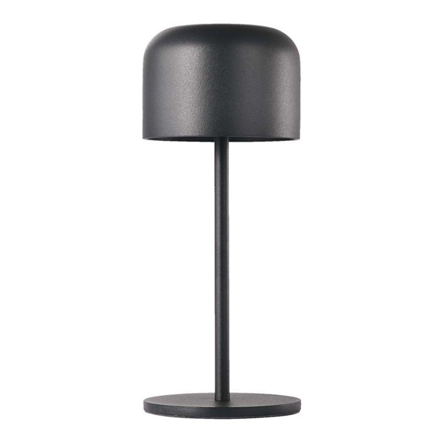 LED Сенсорна настільна акумуляторна лампа з регулюванням яскравості LED/1,5W/5V 2700-5700K IP54 2200 mAh чорний