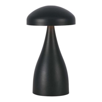 LED Сенсорна настільна акумуляторна лампа з регулюванням яскравості LED/1W/5V 3000-6000K 1800 mAh чорний