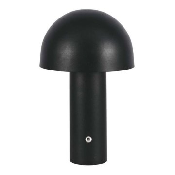 LED Сенсорна настільна акумуляторна лампа з регулюванням яскравості LED/1W/5V 3000-6000K 1800 mAh чорний