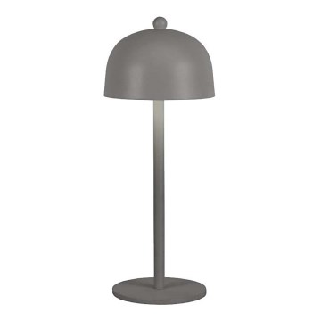 LED Сенсорна настільна акумуляторна лампа з регулюванням яскравості LED/1W/5V 3000-6000K 1800 mAh сірий