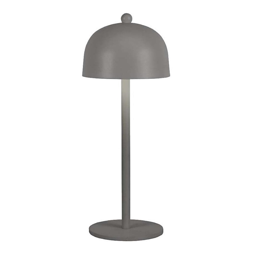 LED Сенсорна настільна акумуляторна лампа з регулюванням яскравості LED/1W/5V 3000-6000K 1800 mAh сірий
