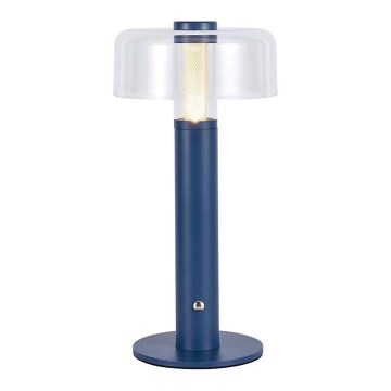 LED Сенсорна настільна акумуляторна лампа з регулюванням яскравості LED/1W/5V 3000K 1800 mAh синій