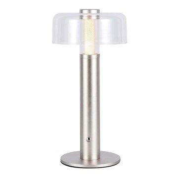 LED Сенсорна настільна акумуляторна лампа з регулюванням яскравості LED/1W/5V 3000K 1800 mAh золотий