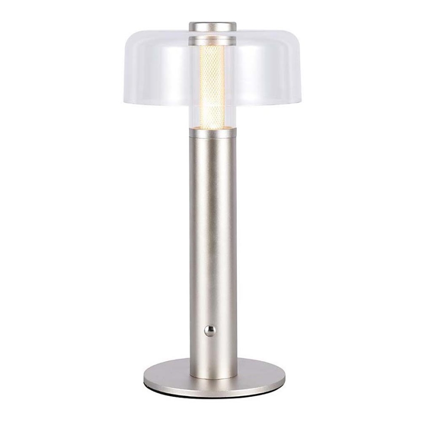 LED Сенсорна настільна акумуляторна лампа з регулюванням яскравості LED/1W/5V 3000K 1800 mAh золотий
